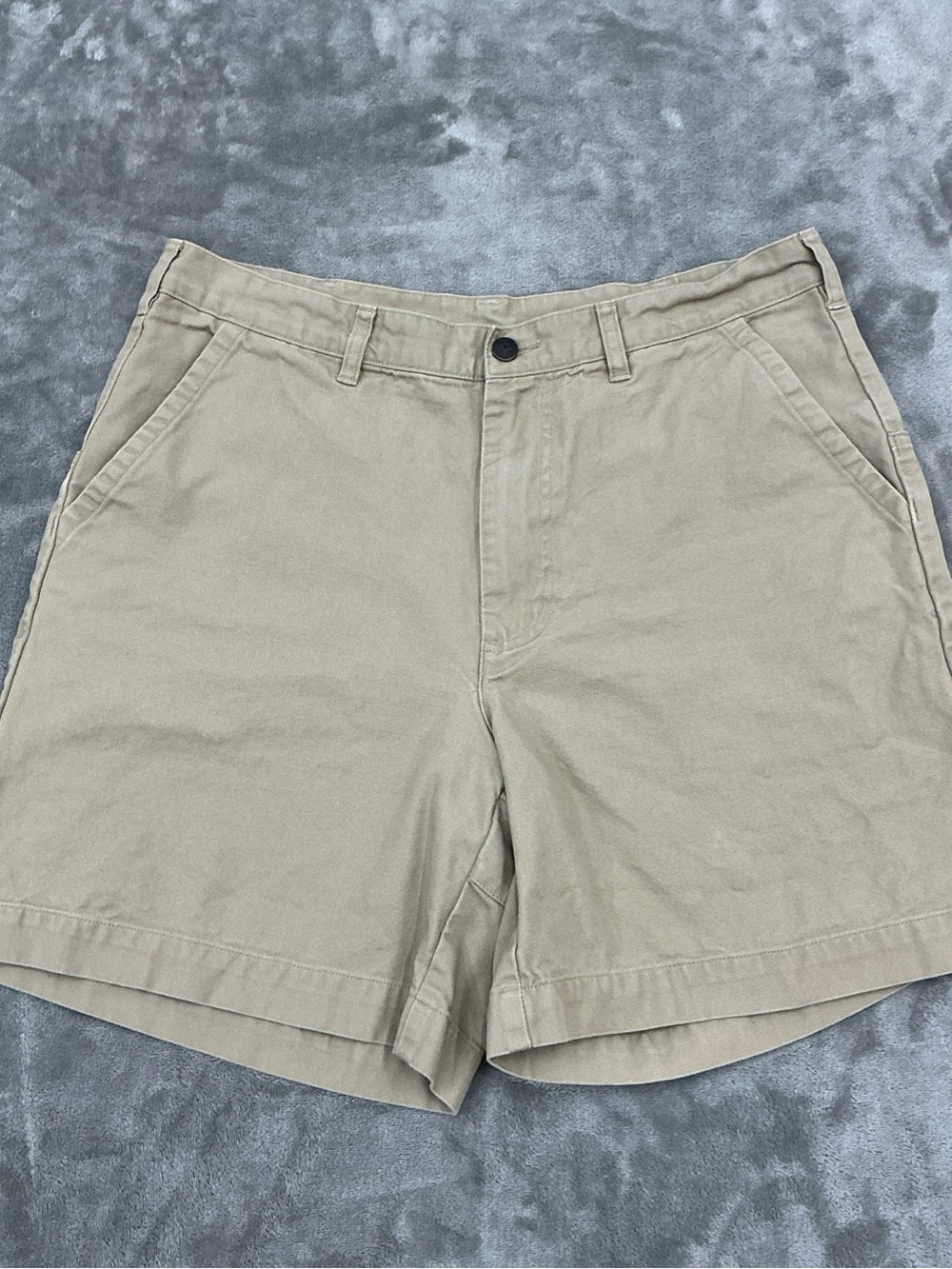 Patagonia Heritage Stand Up Khaki Organic Cotton Canvas Shorts Men’s 35